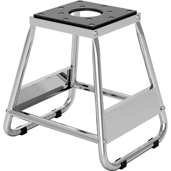 Universal motorcykelhejs 500 kg – skridsikker grå platform