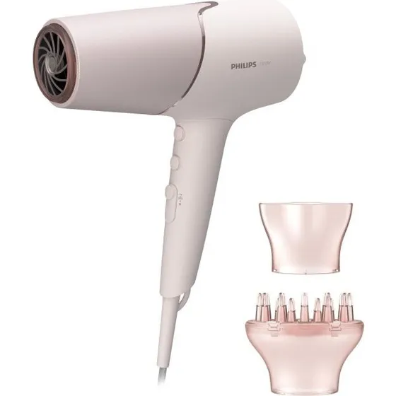 Philips Serie 5000 BHD530/00 Hårtørrer, Pink/Hvid, 2.300 W