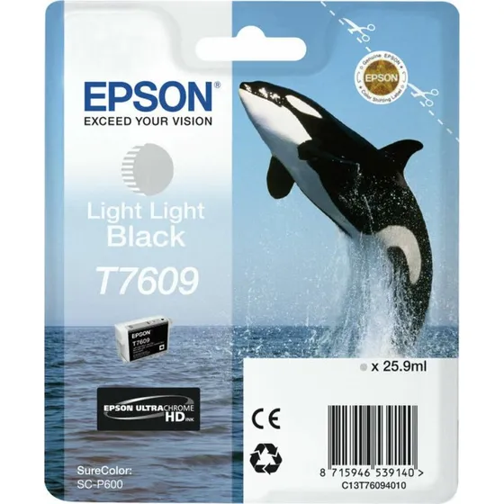 Epson T7609 Light Light Black, original, 26 ml