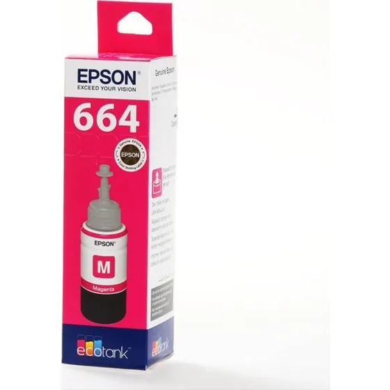 Epson Ecotank Magenta Blk C13T664340 (6500 sider)