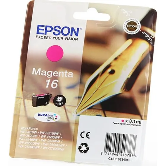 Epson 16 Magenta Blækpatron C13T16234012 – 165 Sider
