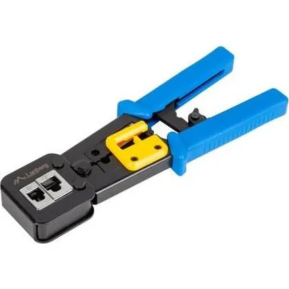 Lanberg NT-0204 Crimptang til RJ45/RJ12/RJ11, sort/blå/gul