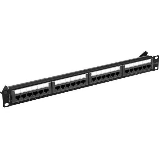 Lanberg PPUA-1024-B 24-port Cat6a UTP 1U sort