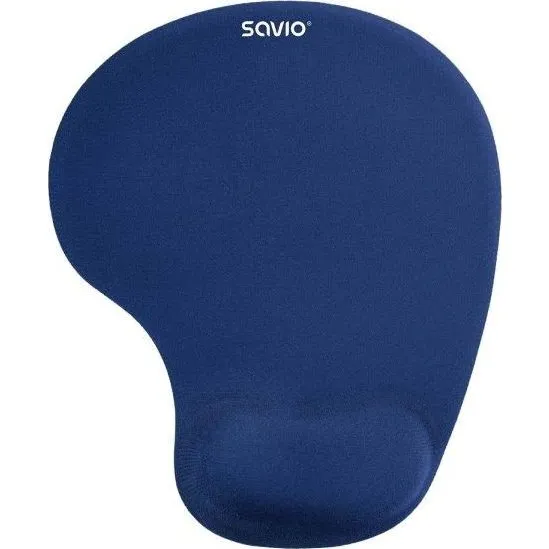 Savio MP-01NB Musemåtte med håndledsstøtte, mørkeblå