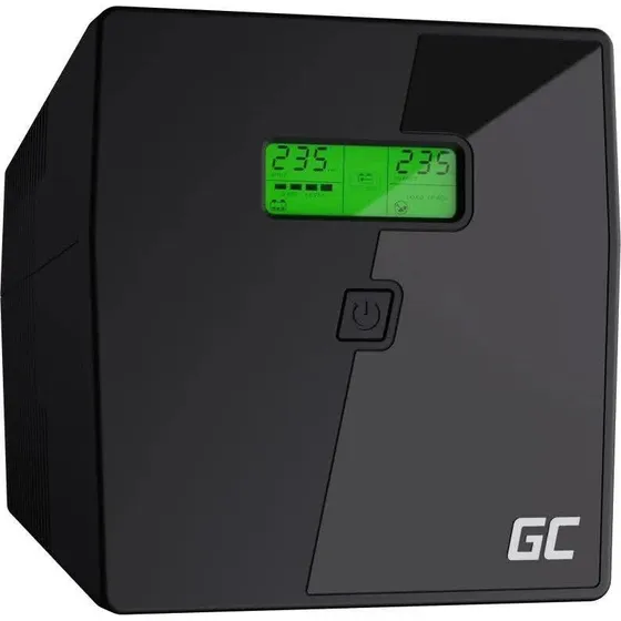Green Cell Microsine UPS 700W 1000VA - Sort