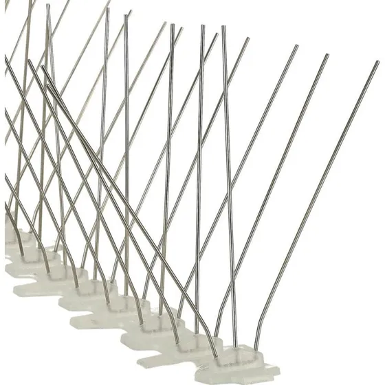 Fuglepigge i metal 50 × 4 cm, 11 cm spikes