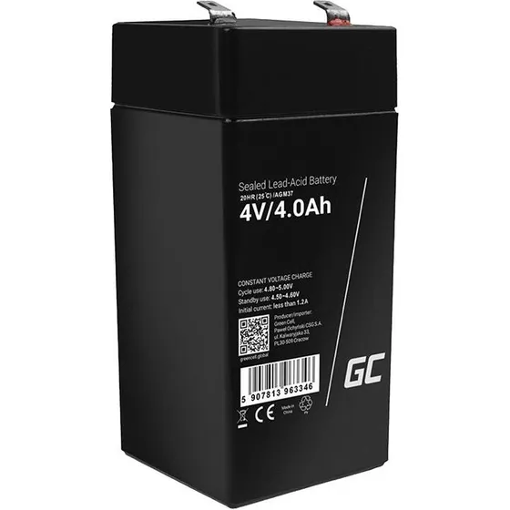 Green Cell AGM37 4V 4Ah AGM-batteri