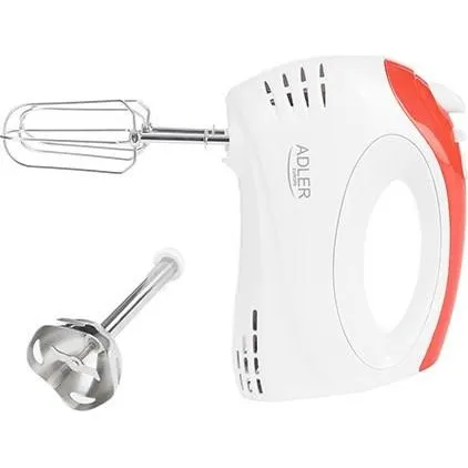 Adler AD 4212 Håndmixer 300W rød/hvid
