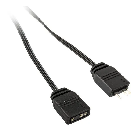 Kolink ARGB 3-Pin Forlængerkabel 50 cm Sort