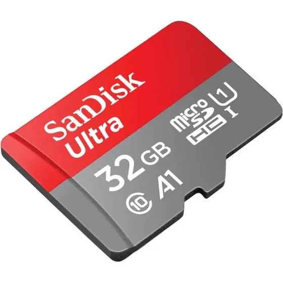 SanDisk Ultra microSDHC 32GB 120MB/s UHS-I med adapter