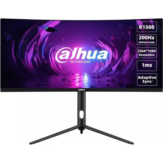 Dahua LM30-E330CA 30" Kurvet Gaming Skærm, 200 Hz, 1ms, 21:9 UltraWide