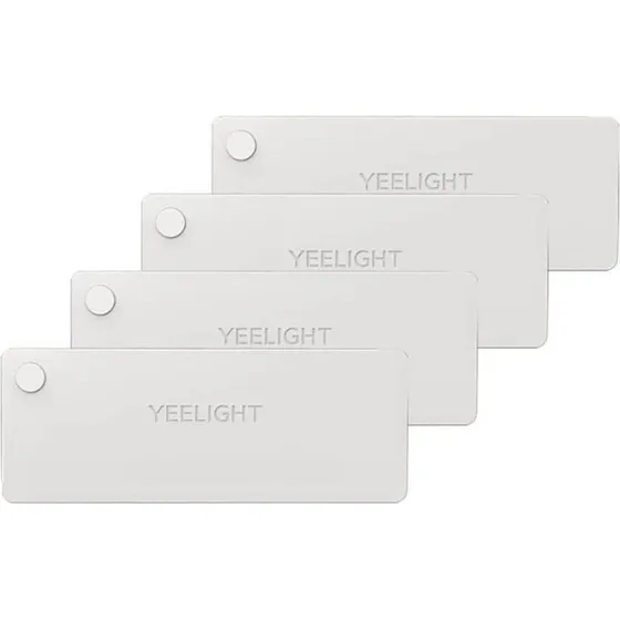 Yeelight Skuffelys 4-pak 7cm med bevægelsessensor, hvid