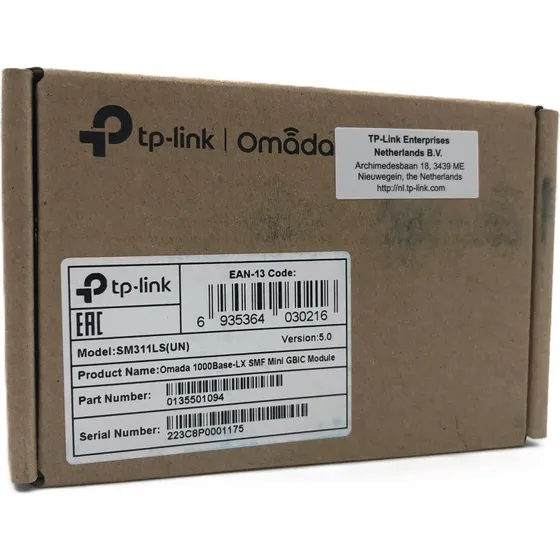 TP-Link TL-SM311LS SFP-fibertransceiver, LC enkelttilstand, 10 km