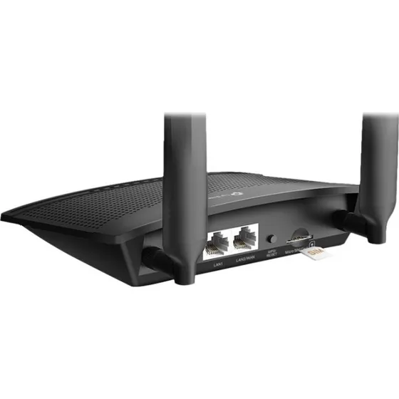 TP-Link TL-MR100 4G LTE Router, 300 Mbps, sort
