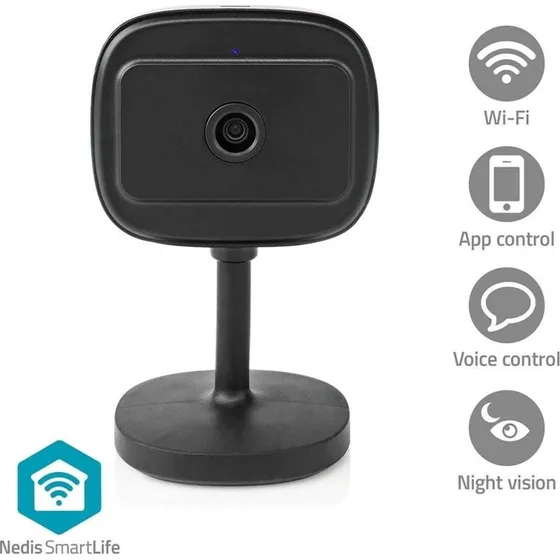 Nedis SmartLife Indendørs Kamera 1080p | Wi-Fi | Full HD | Cloud & microSD