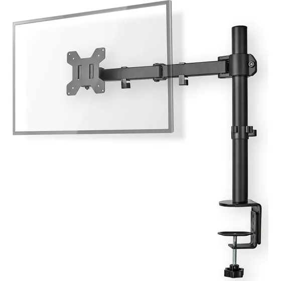 Nedis MMSIS110BK Ergonomisk Skærmbeslag 15-32" | 75x75/100x100 | Fuldt Bevægeligt