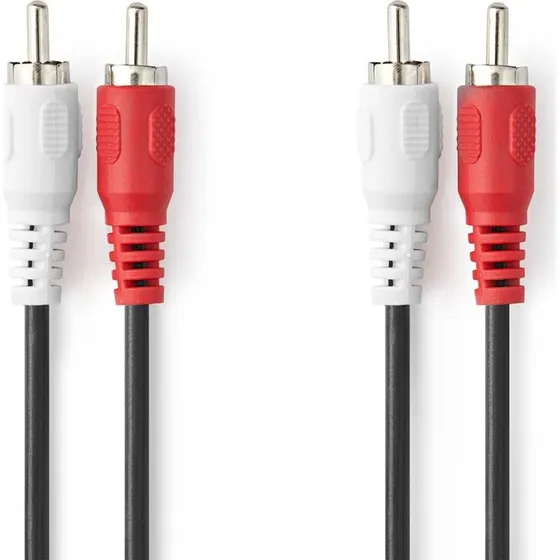 Nedis CAGL24200BK20 2 m RCA lydkabel