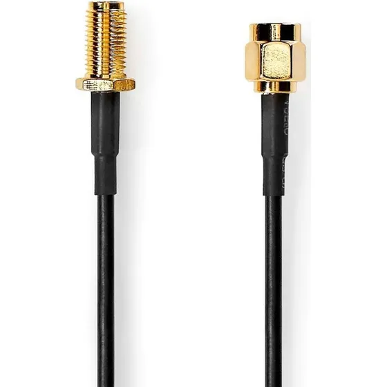 Nedis SMA Kabel | SMA Han til Hun | Guldpladeret | 1,00 m