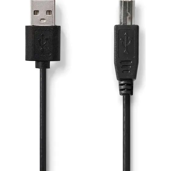 Nedis CCGL60101BK20 USB-kabel 2 m sort