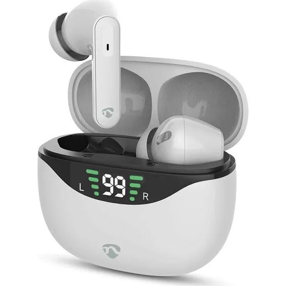 Nedis ANC Trådløse Øretelefoner | 30 Timer Batteri | Bluetooth 5.3 | USB-C