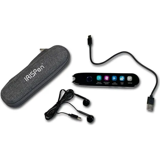 I.R.I.S. IRISPen Reader 8, Sort/Hvid, USB-C, 16 GB