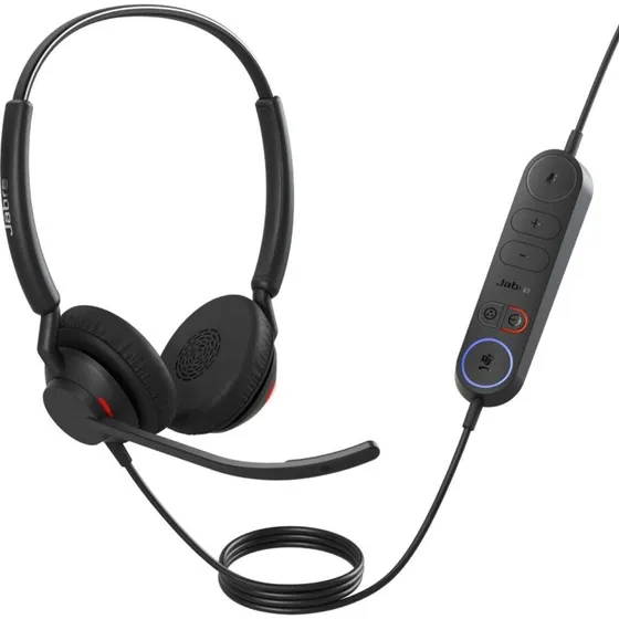 Jabra Engage 40 Stereo Kablet Høretelefoner Sort