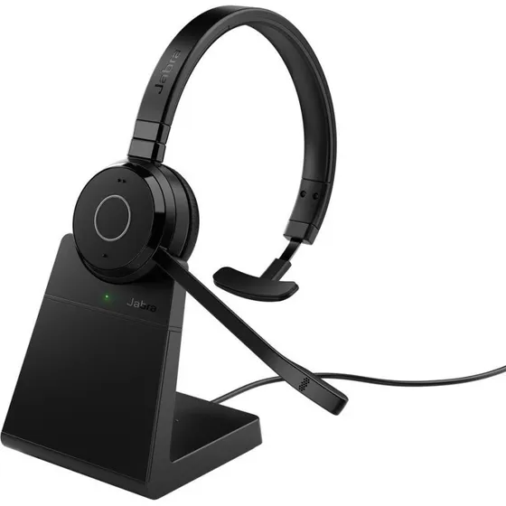 Jabra Evolve 65 TE Mono Trådløs Høretelefon, Sort