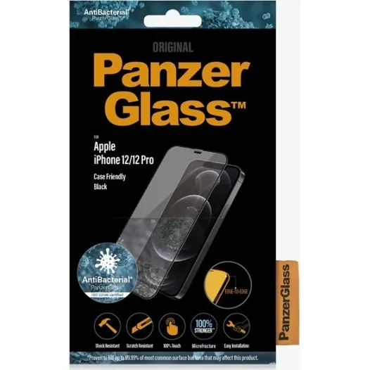 PanzerGlass 2711 Skærmskydd til iPhone 12/12 Pro, Transparent