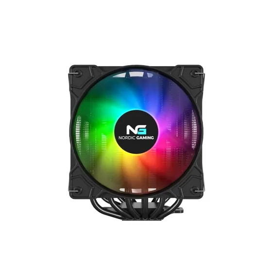 Nordic Gaming AC200 2-pack 120 mm CPU-køler sort