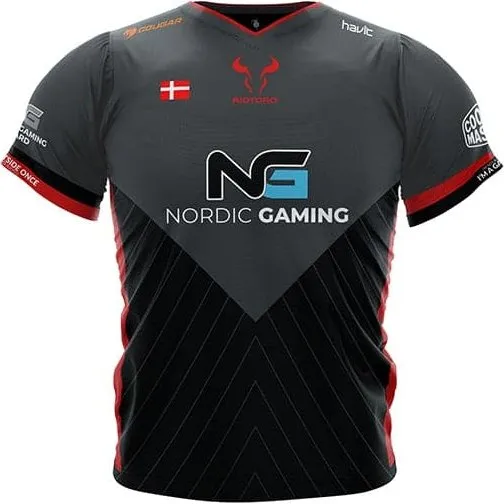 GEEKD Gaming T-Shirt Grå M
