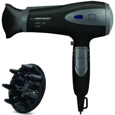 Esperanza EBH005K Hårtørrer 2200 W Sort