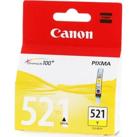 Canon CLI-521Y Gul Blækpatron 9 ml (Op til 500 sider)