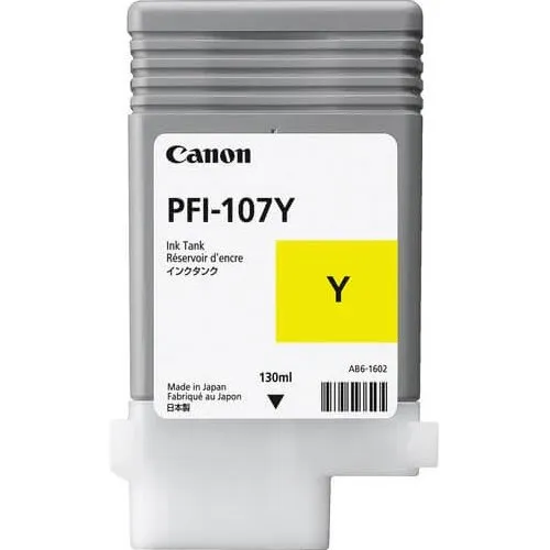 Canon PFI-107Y Gul Blækpatron, 130 ml