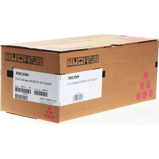 Ricoh Magenta Toner 407718, 6.000 sider