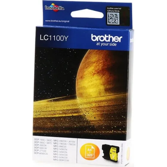Brother LC-1100Y Gul Original Blækpatron