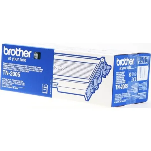 Brother TN-2005 Sort Toner, 1.500 sider
