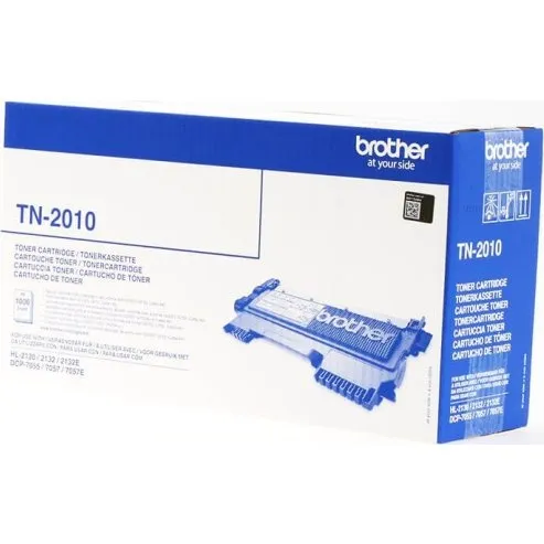 Brother TN-2010 Sort Toner, 1.000 sider
