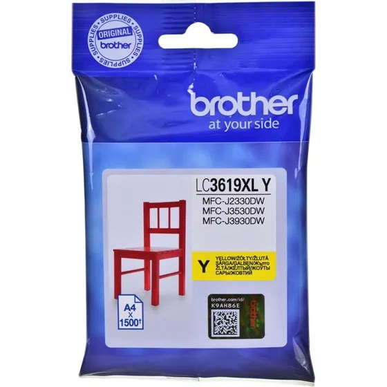 Brother LC-3619XLY Gul Original Blækpatron