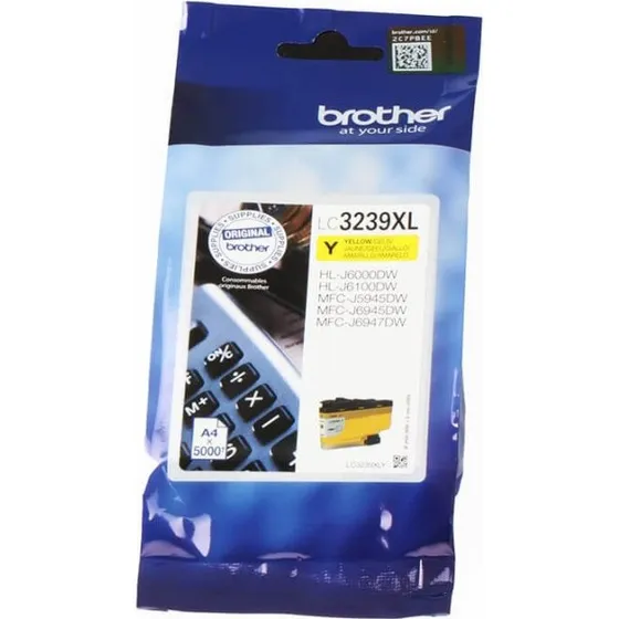 Brother LC3239XLY Gul Højkapacitet 5.000 sider