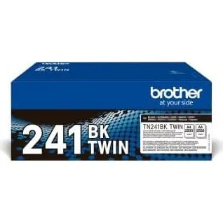 Brother TN241BKTWIN Sort Twin-pack, Original