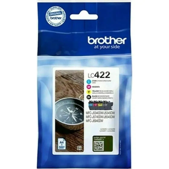 Brother LC422VAL 4-pak sort, cyan, magenta, gul