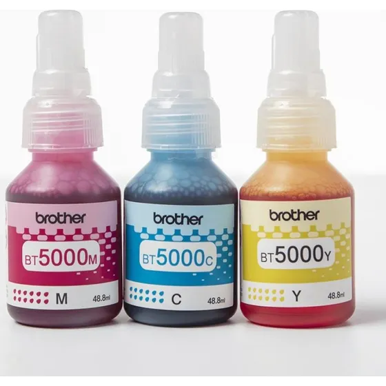 Brother BT5000CL Value Pack: Cyan, Magenta, Gul (3-pak)