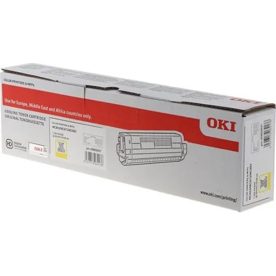 OKI Gul Toner 45862837 – 7.300 sider