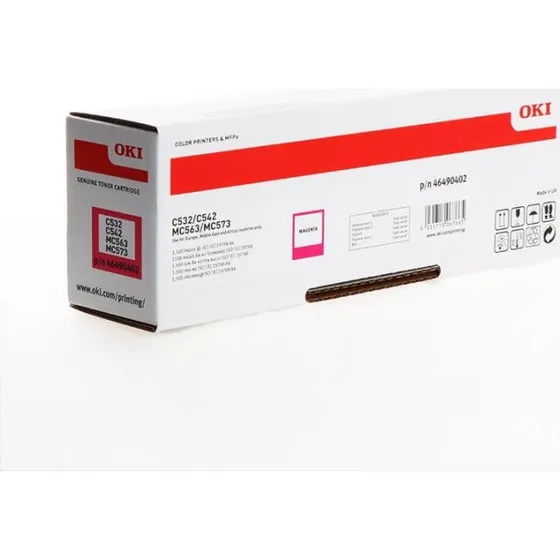 OKI 46490402 Magenta Toner – 1.500 sider