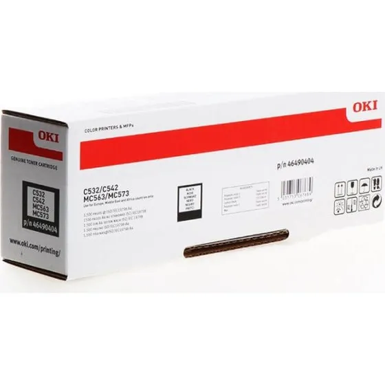 OKI Toner 46490404 Svart, 1.500 sider