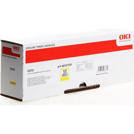 OKI Gul Toner 46507505 – 6.000 sider