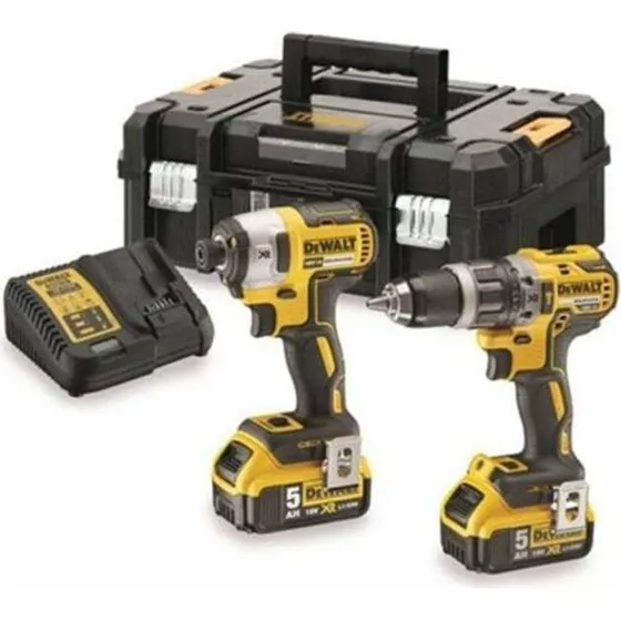 DeWALT DCK266P2 18V Slagbor & Skruetrækker, Gul, 5Ah