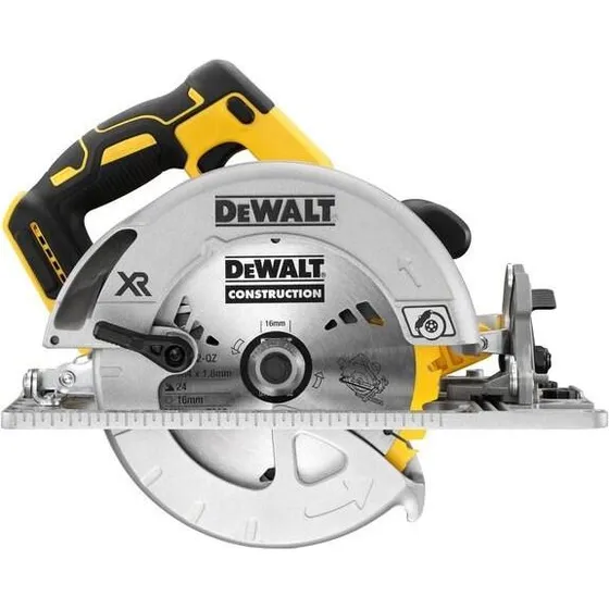DeWALT DCS572NT Rundsav 18 V 18,4 cm 5500 rpm Gul