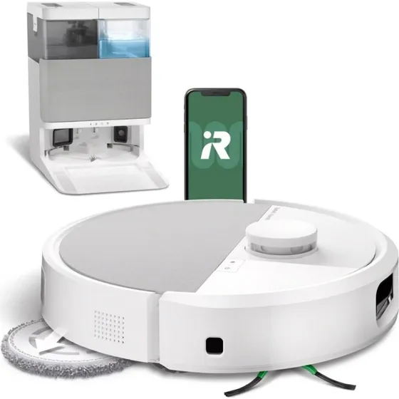iRobot Roomba Plus 505 Combo med AutoWash Dock - Hvid