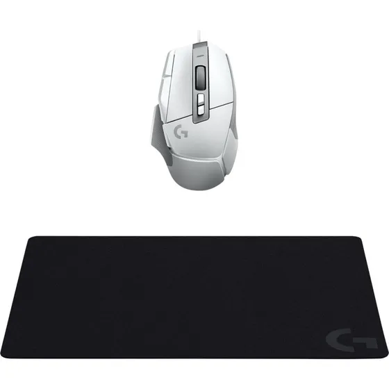 Logitech G502 X Hvid + G240 Musemåtte Bundle